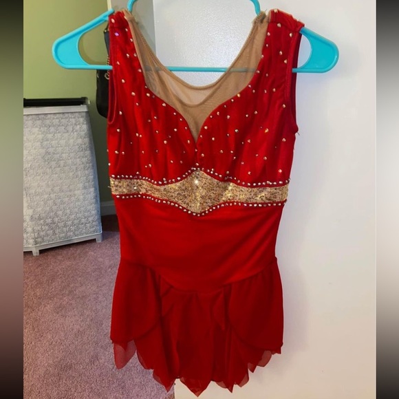 Teen Girls figure skating dress